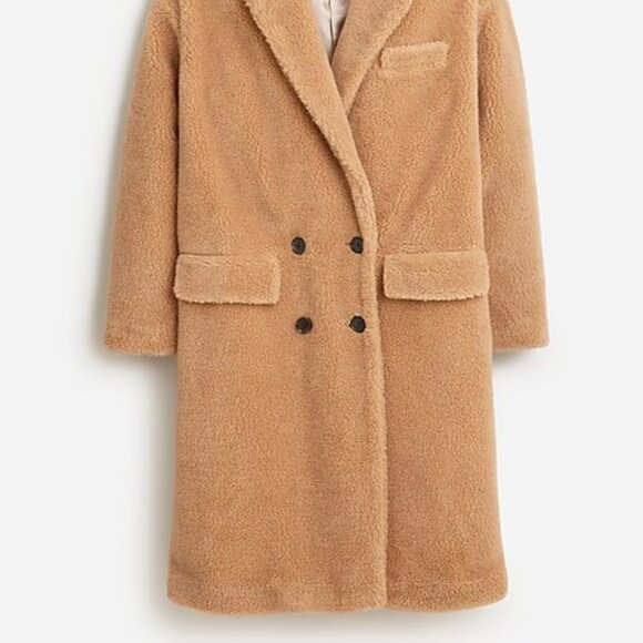 J. Crew Sherpa Top Coat - Picture 2 of 2